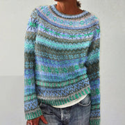 Women’s Icelandic Fair Isle Pullover Sweater