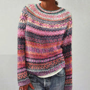 Women’s Icelandic Knit Pullover Sweater