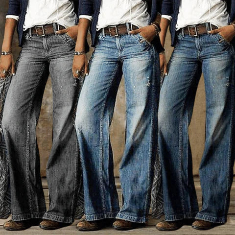 Women’s High Waisted Wide Leg Jeans