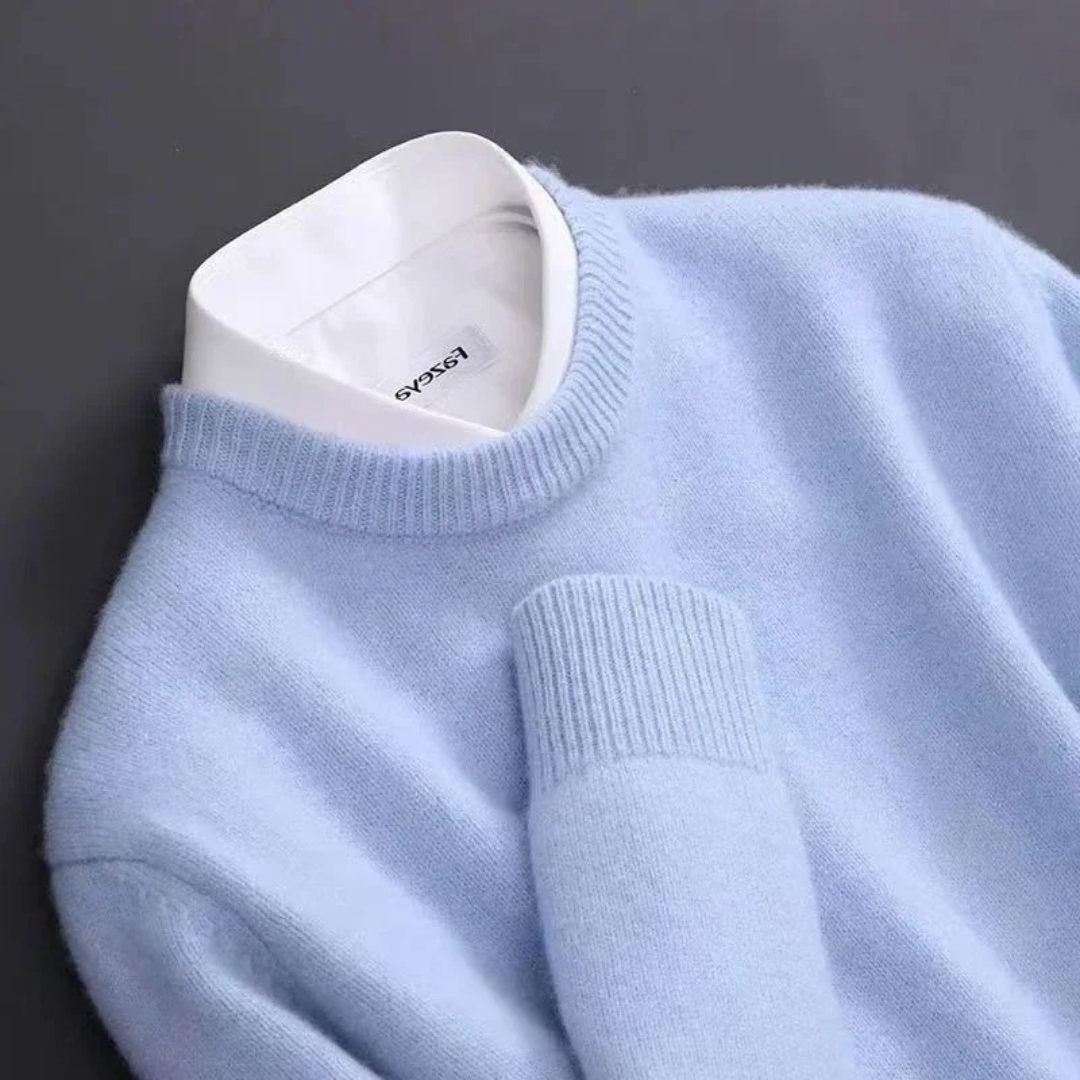 Men’s Cozy Elegant Knit Pullover Sweater