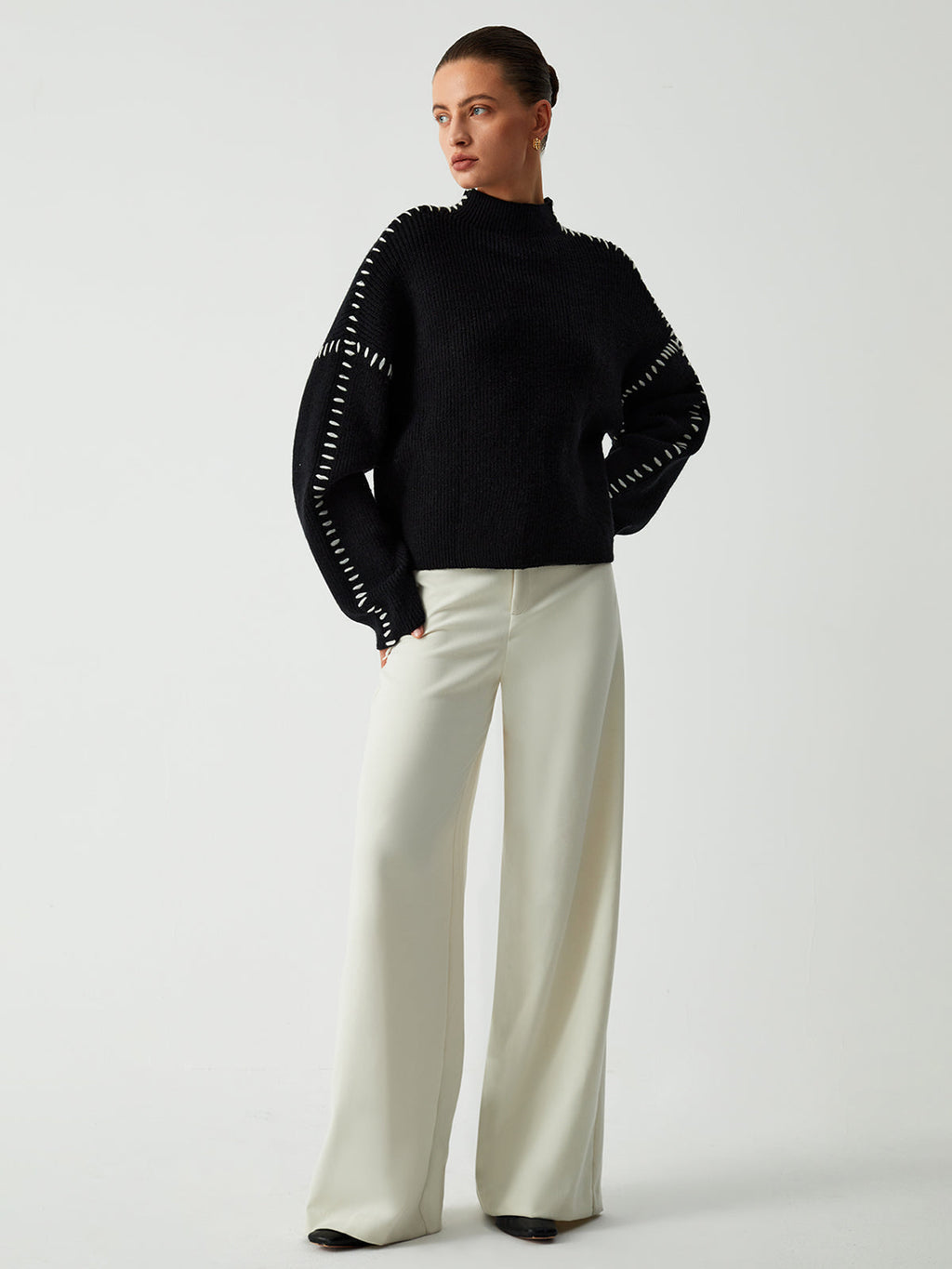 Women’s Elegant Knit Pullover Sweater