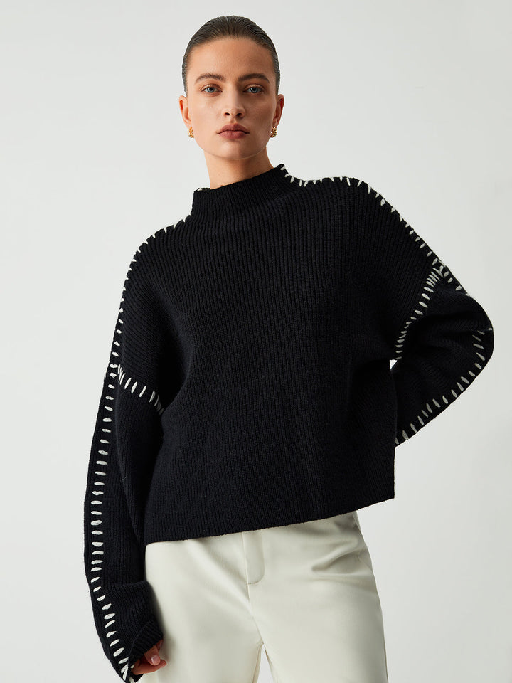 Women’s Elegant Knit Pullover Sweater