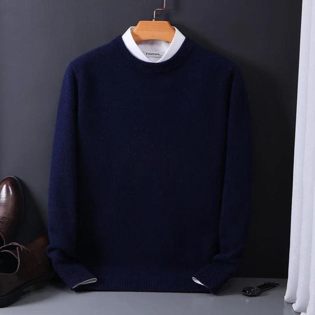 Men’s Cozy Elegant Knit Pullover Sweater