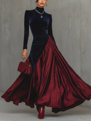 Women’s Colorblock Maxi Dress