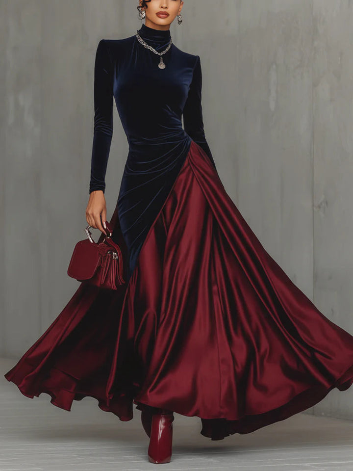 Women’s Colorblock Maxi Dress