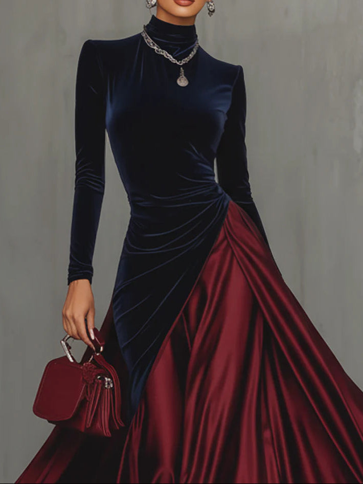 Women’s Colorblock Maxi Dress