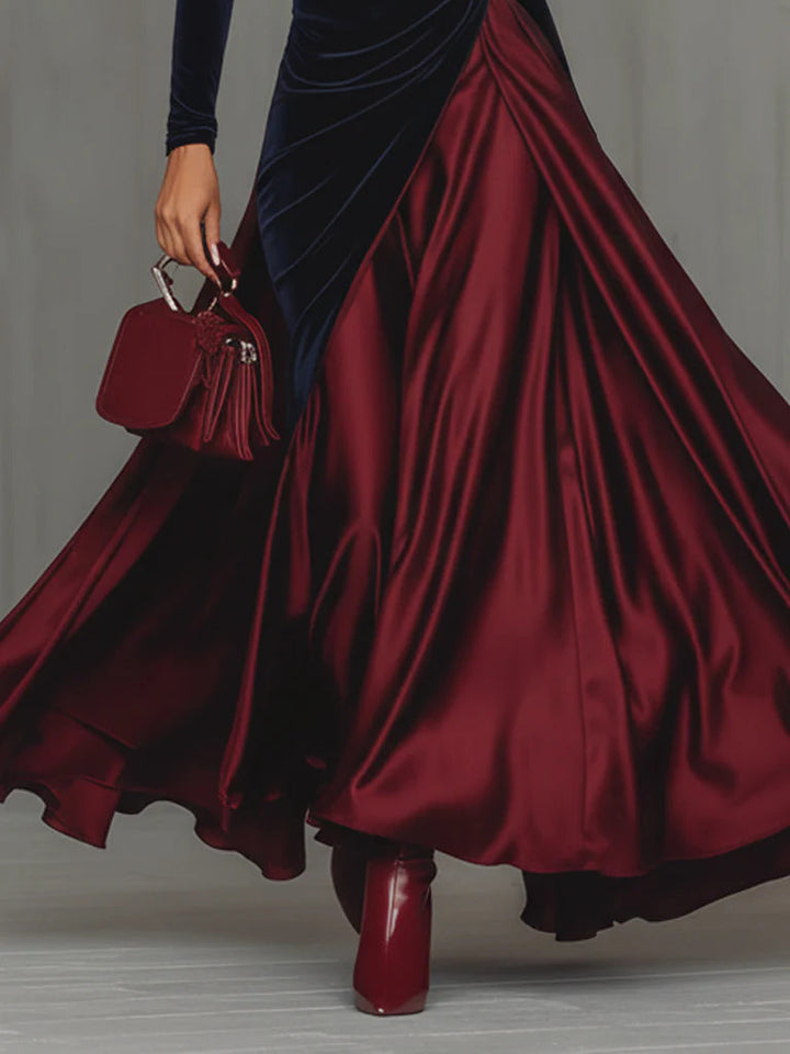 Women’s Colorblock Maxi Dress