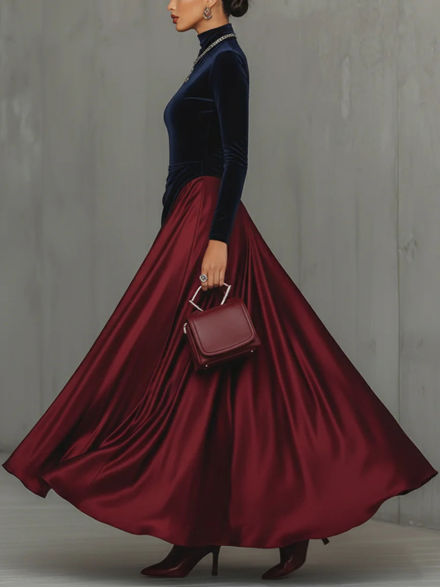 Women’s Colorblock Maxi Dress