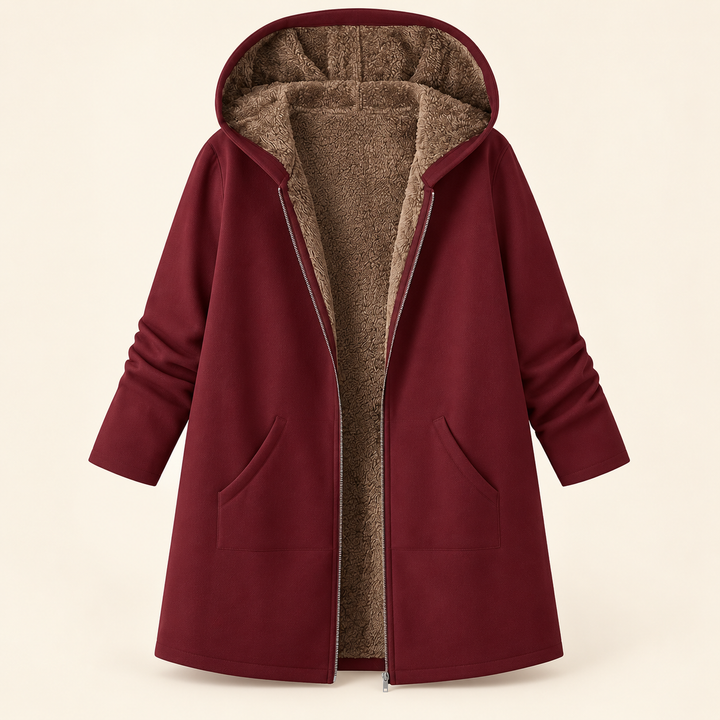 Women’s Sherpa Lined Hooded Winter Coat