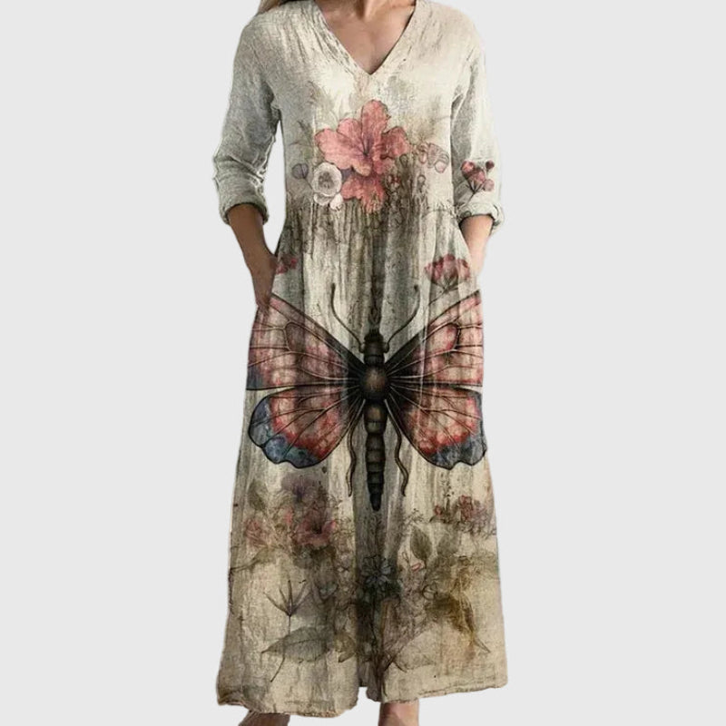 Women’s Flowy Evening Maxi Dress