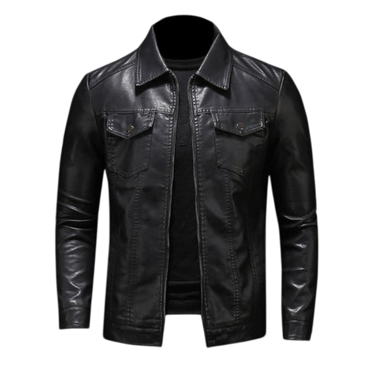 Men’s Biker Zip Up Jacket