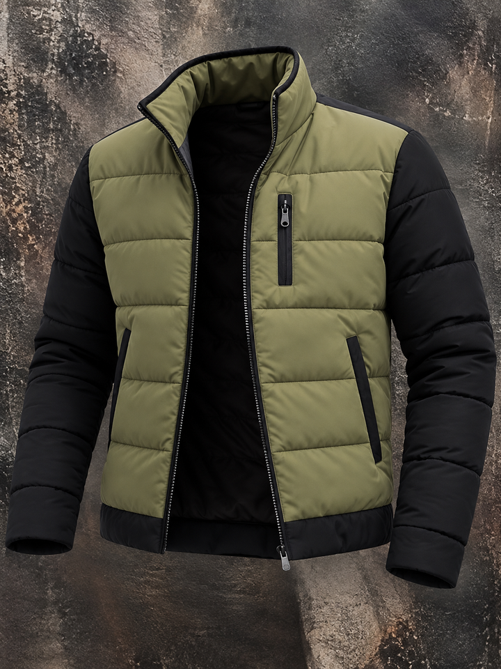 Men’s Quilted Zip-Up Jacket