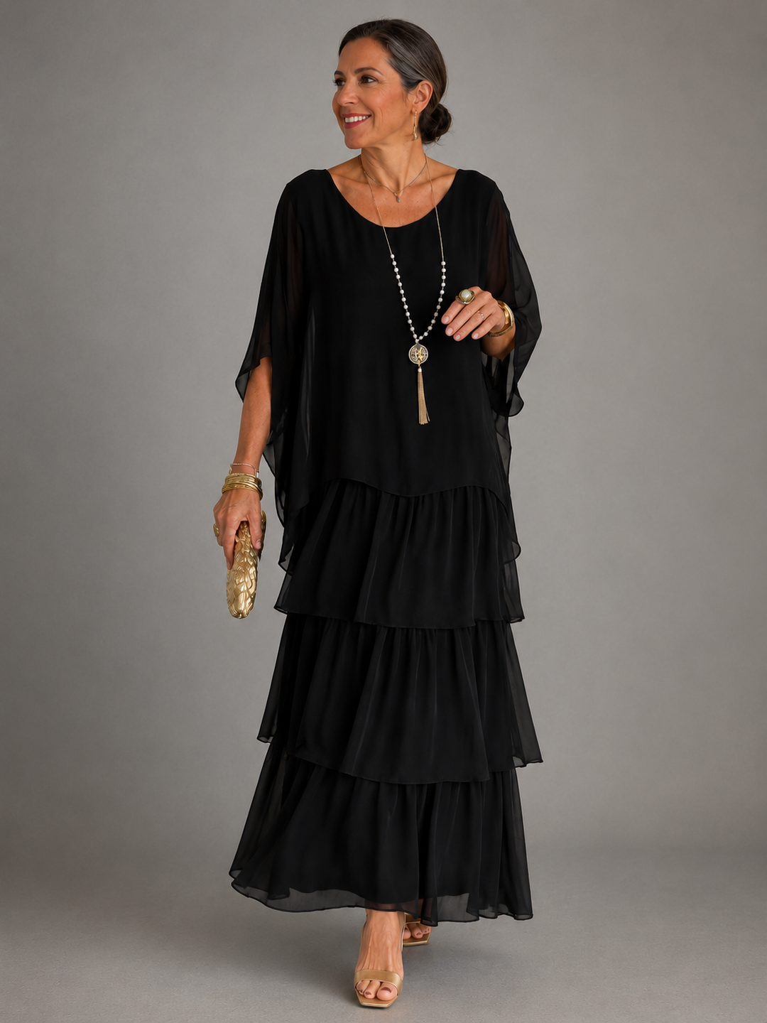 Women’s Elegant Flowy Maxi Dress