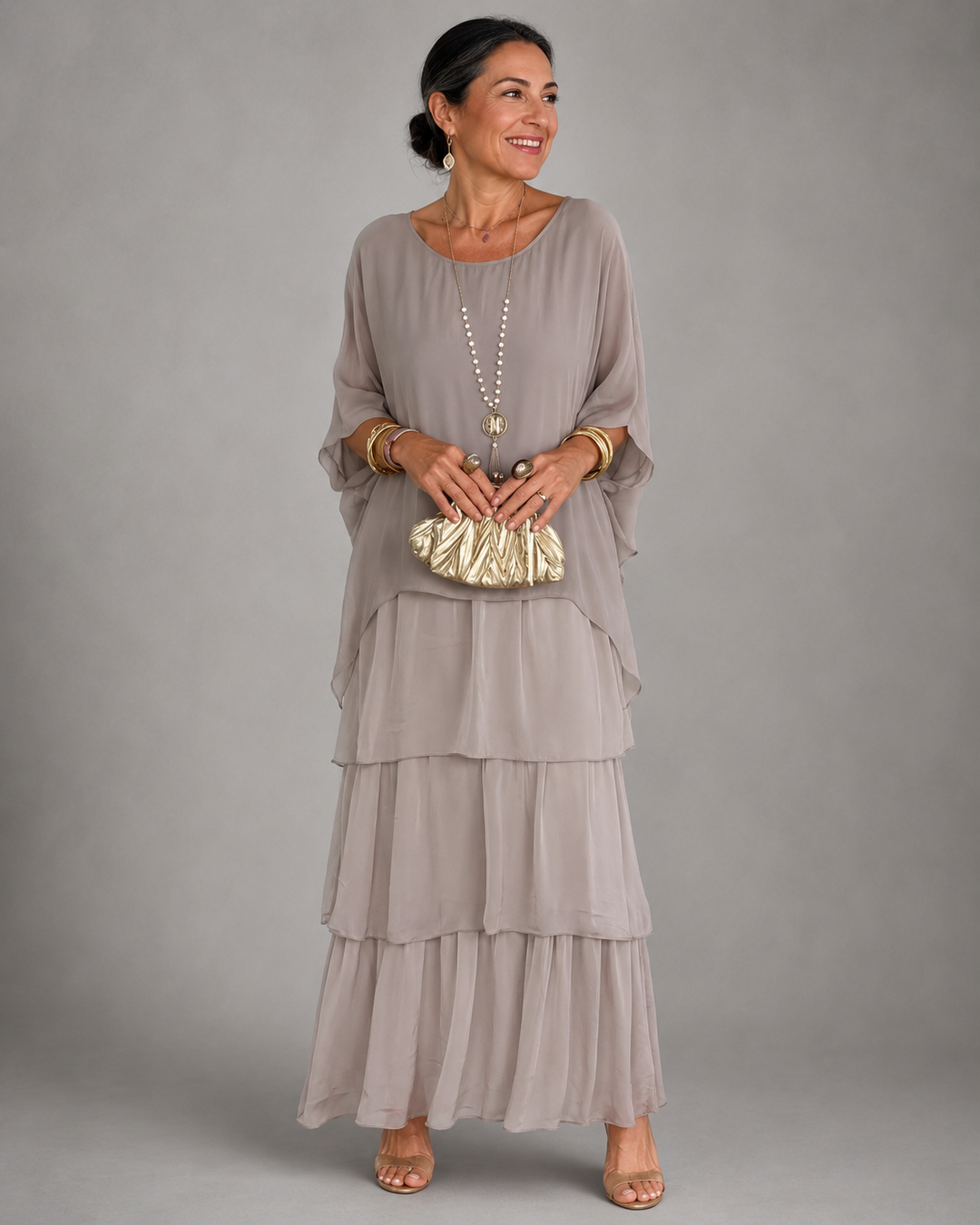 Women’s Elegant Flowy Maxi Dress