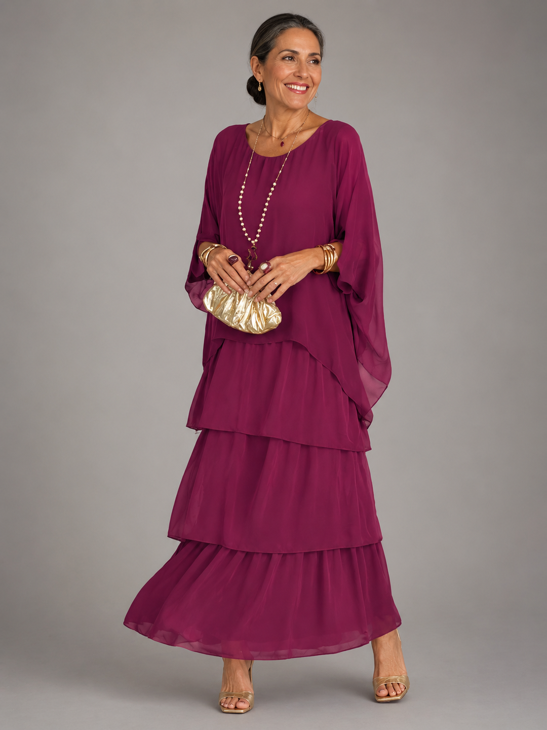 Women’s Elegant Flowy Maxi Dress