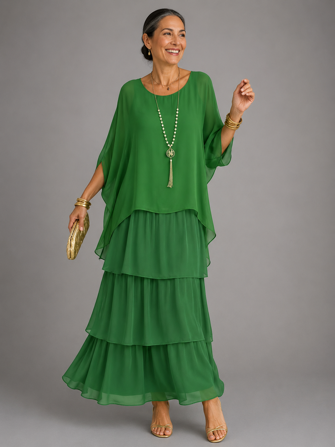Women’s Elegant Flowy Maxi Dress