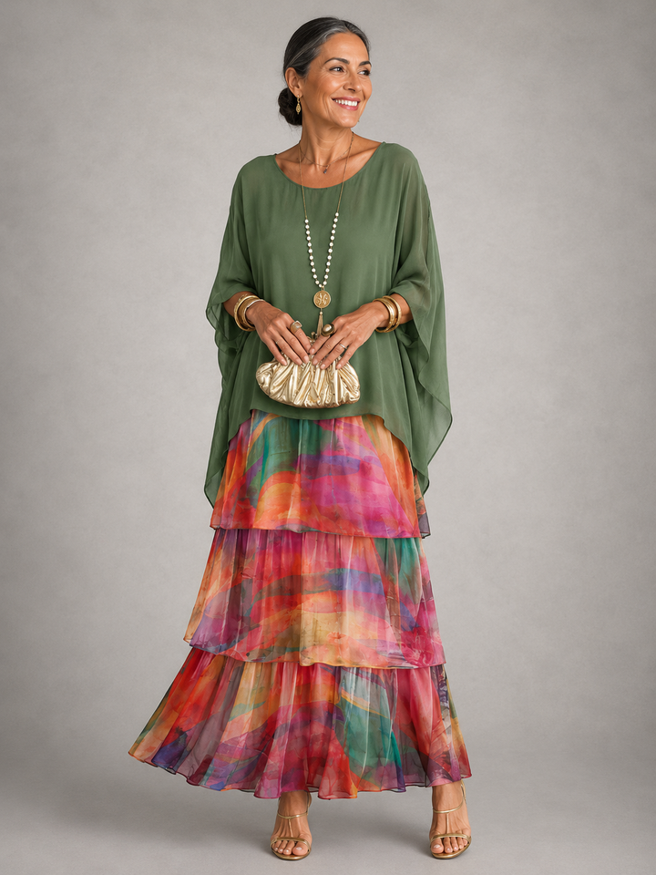 Women’s Elegant Flowy Maxi Dress