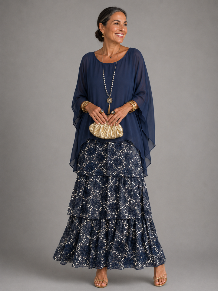 Women’s Elegant Flowy Maxi Dress