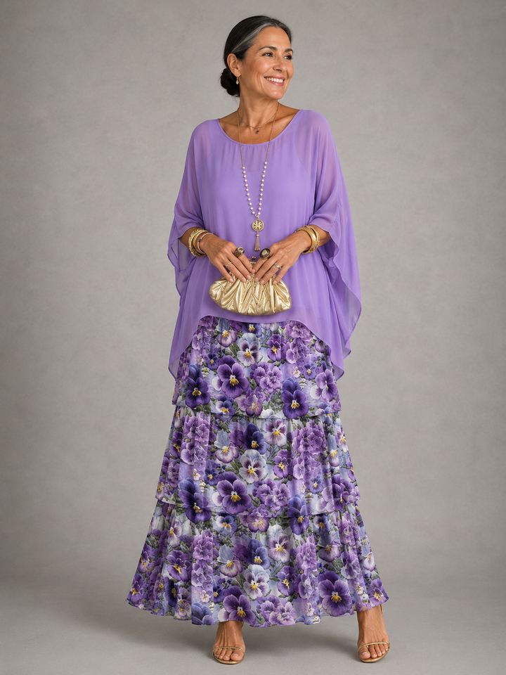 Women’s Elegant Flowy Maxi Dress