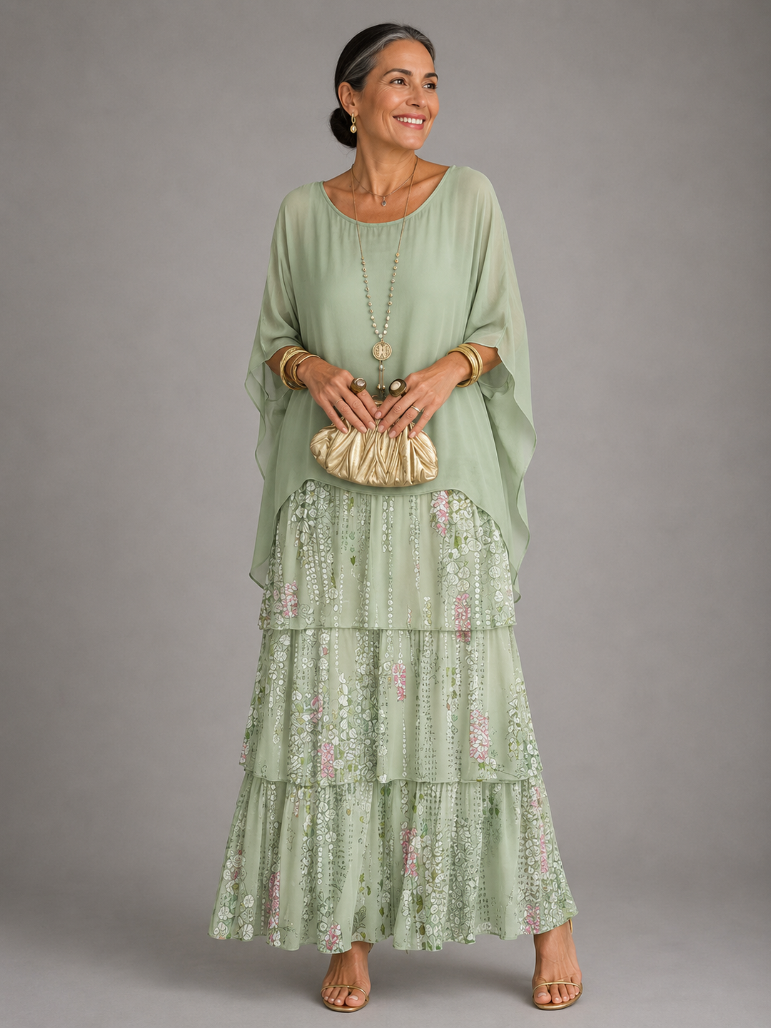 Women’s Elegant Flowy Maxi Dress