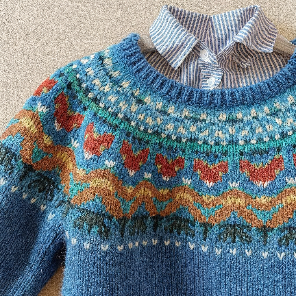Women's Classic Vintage Knit Sweater