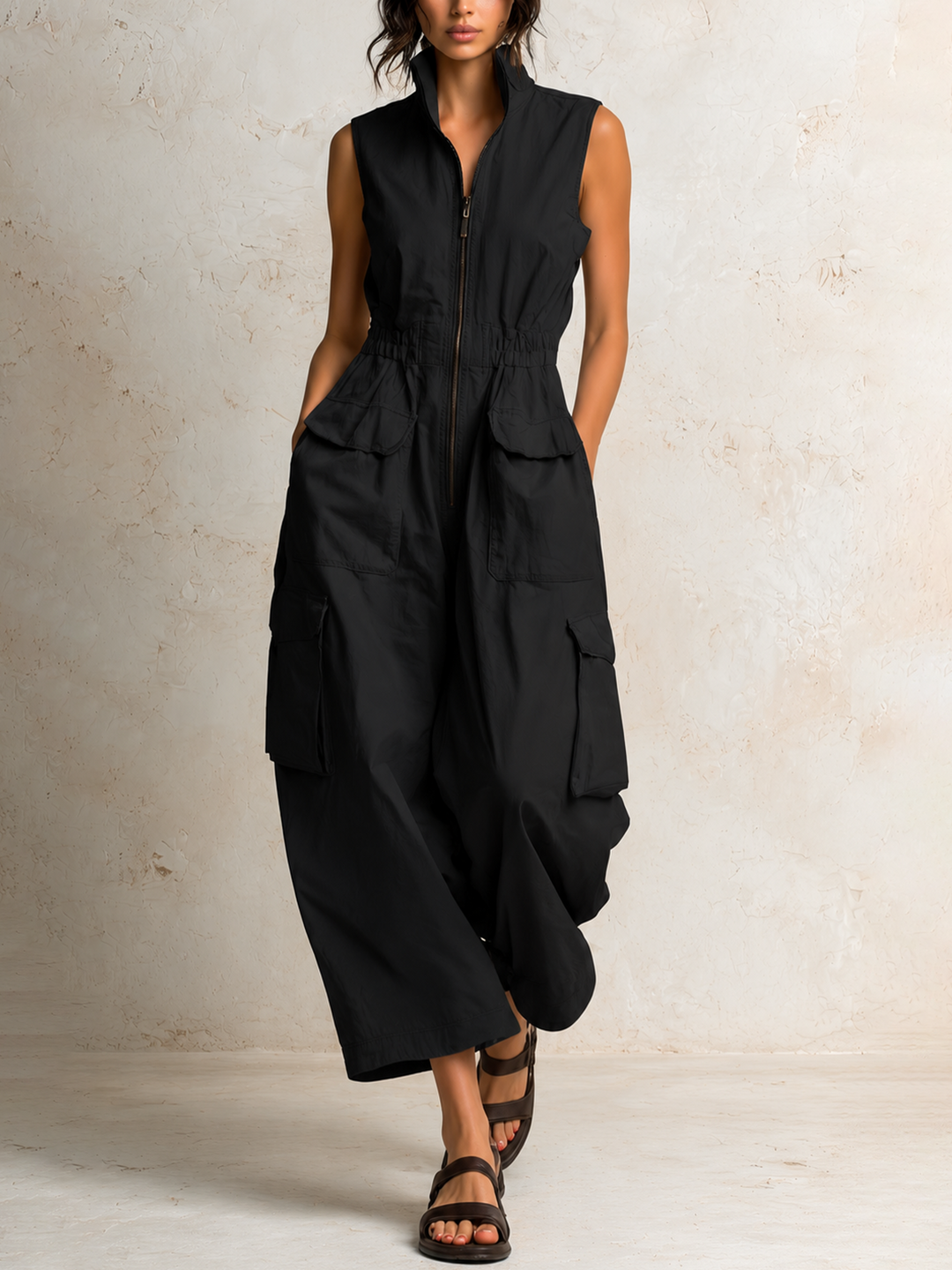 Women’s Utility Cargo Jumpsuit