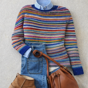 Women’s Fair Isle Knit Pullover Sweater