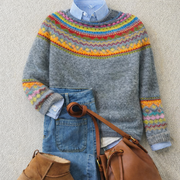 Women’s Nordic Fair Isle Knit Sweater