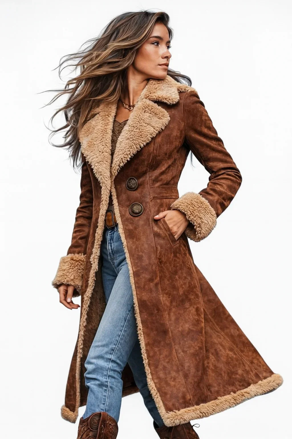 Women’s Oversized Plush Teddy Coat