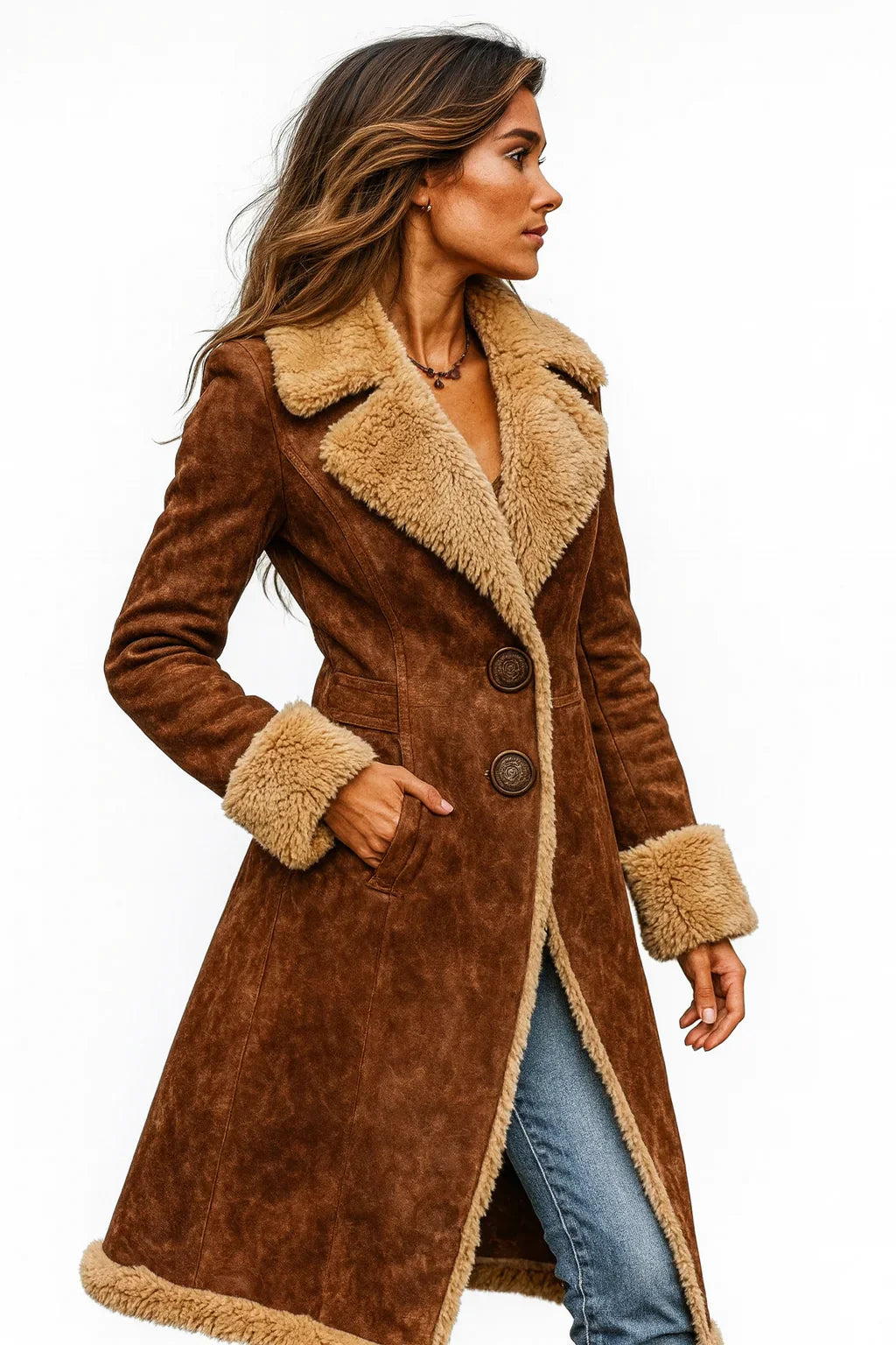 Women’s Oversized Plush Teddy Coat