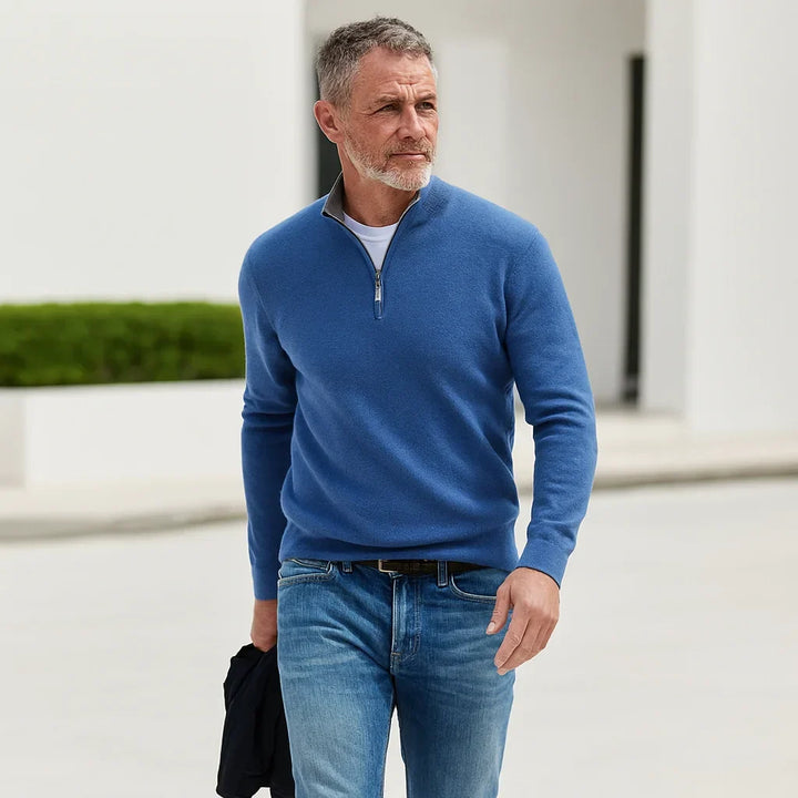 Men’s Half-Zip Long Sleeve Pullover