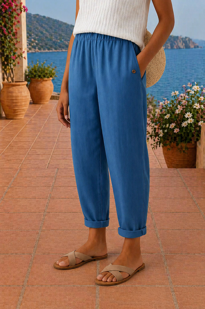 Women’s High-Waist Wide-Leg Trousers