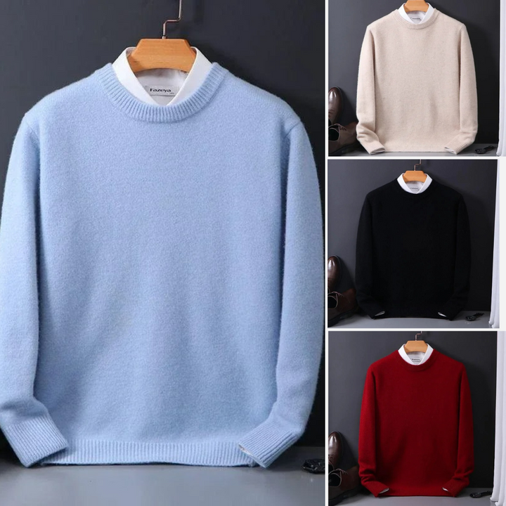 Men’s Cozy Elegant Knit Pullover Sweater