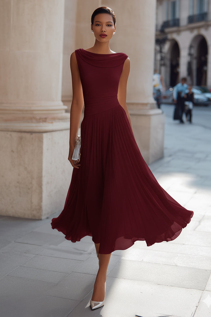Women’s Elegant Midi Occasion Dress