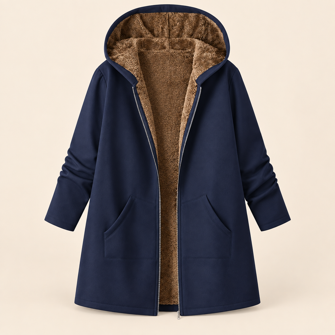 Women’s Sherpa Lined Hooded Winter Coat