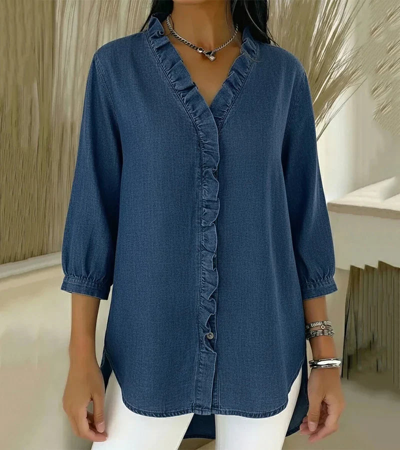 Women’s V-Neck Casual Shirt