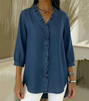 Women’s V-Neck Casual Shirt