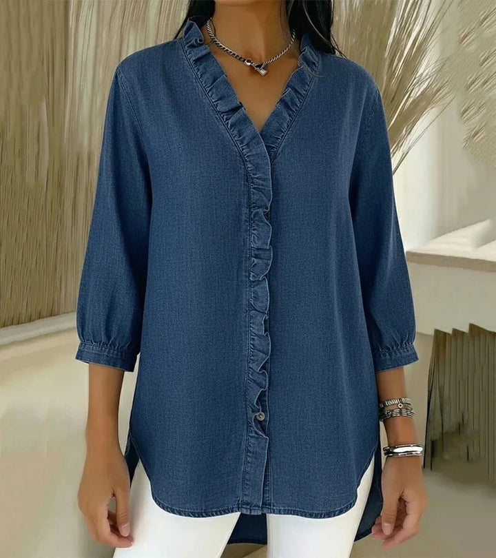 Women’s V-Neck Casual Shirt