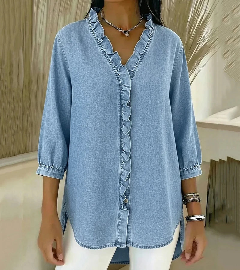 Women’s V-Neck Casual Shirt