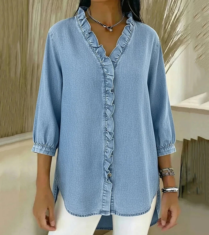 Women’s V-Neck Casual Shirt