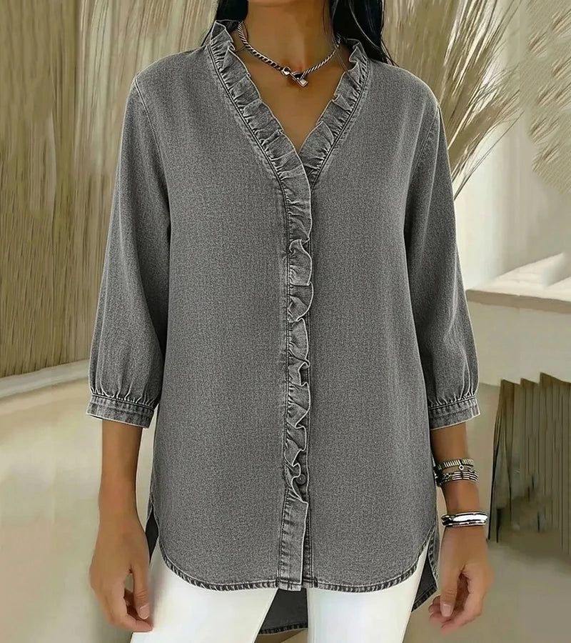 Women’s V-Neck Casual Shirt