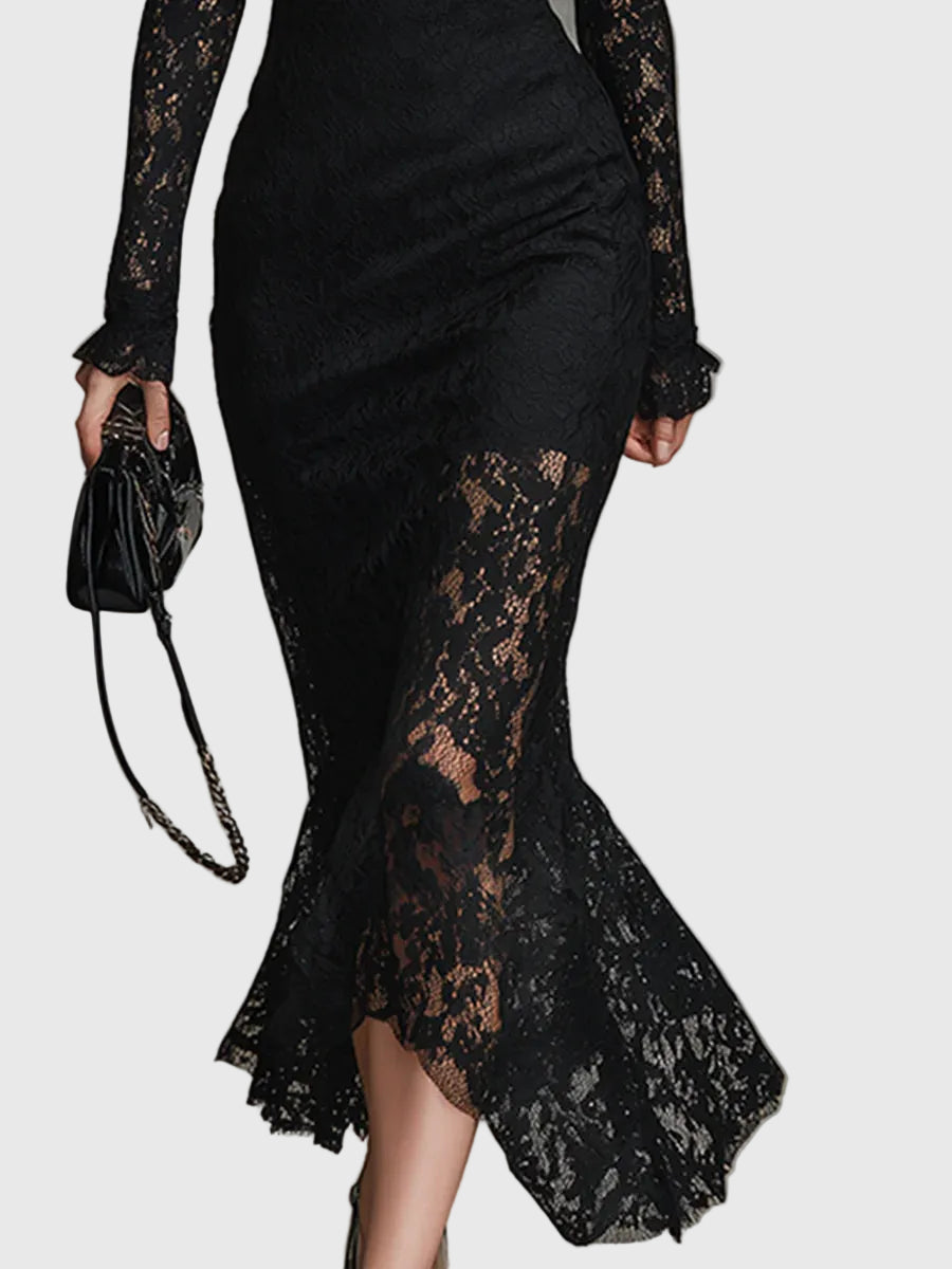 Women’s Evening Fishtail Maxi Dress