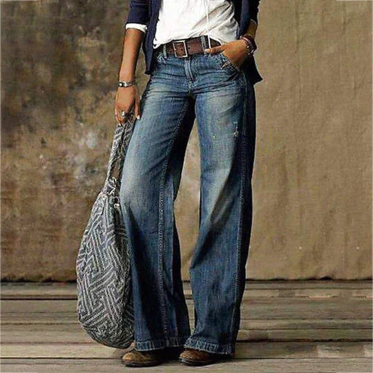 Women’s High Waisted Wide Leg Jeans