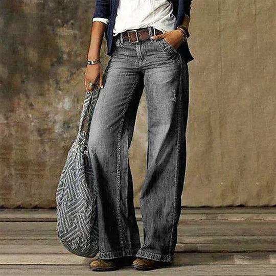Women’s High Waisted Wide Leg Jeans