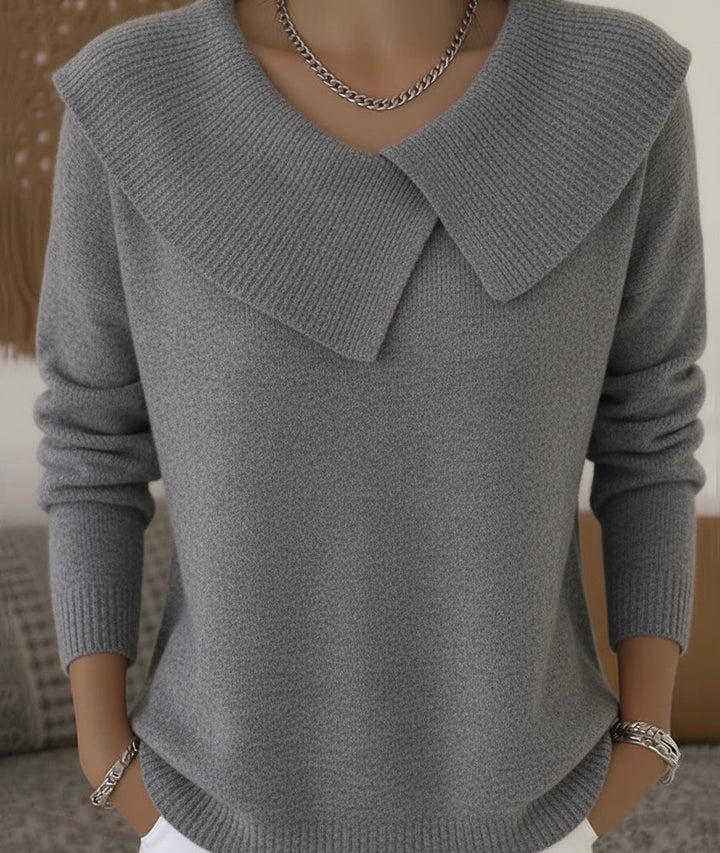 Women’s Ribbed Knit Crewneck Sweater