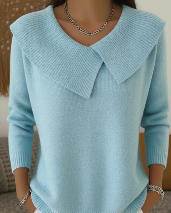 Women’s Ribbed Knit Crewneck Sweater