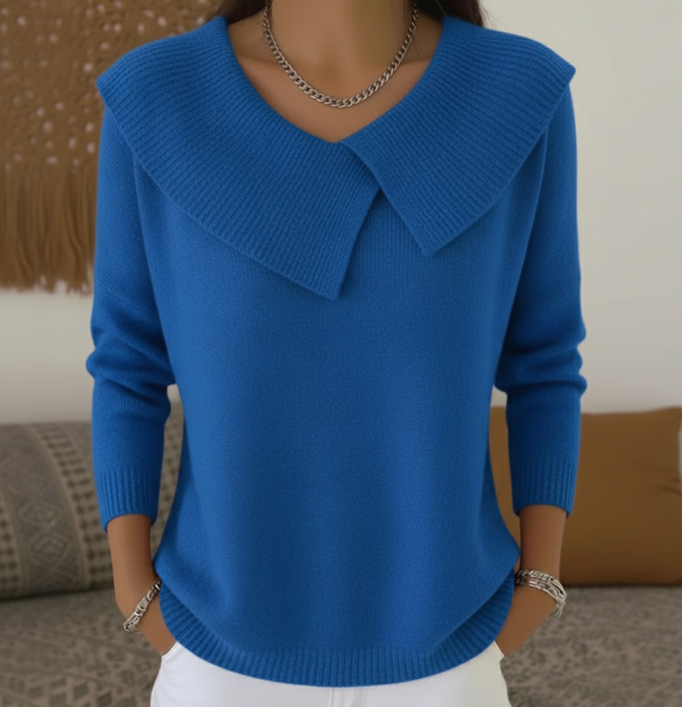 Women’s Ribbed Knit Crewneck Sweater