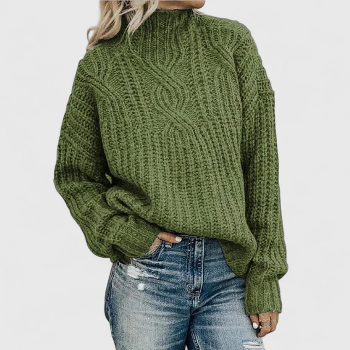 Women’s Cable Knit Pullover Sweater