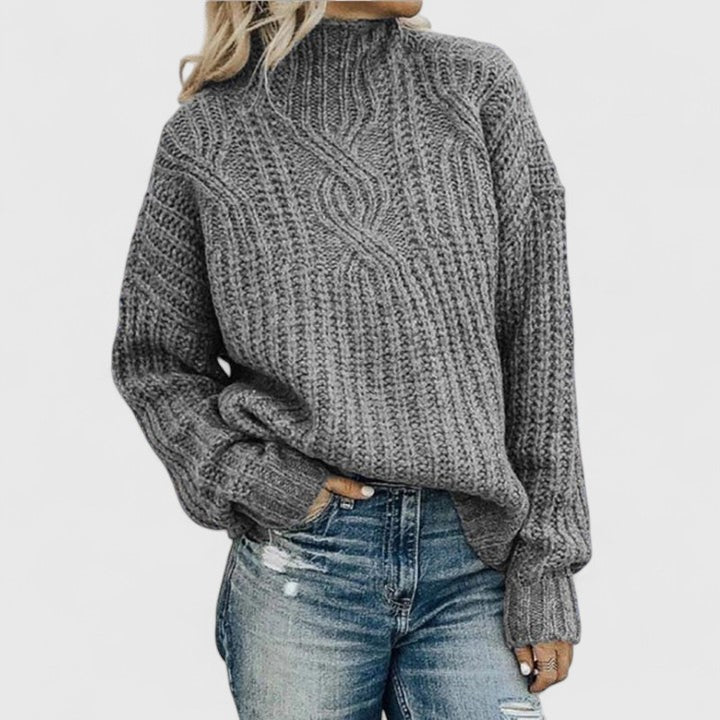 Women’s Cable Knit Pullover Sweater