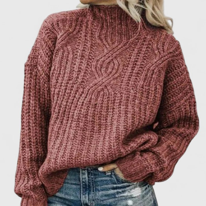 Women’s Cable Knit Pullover Sweater